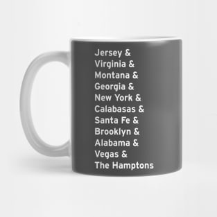 The Album Places Mug